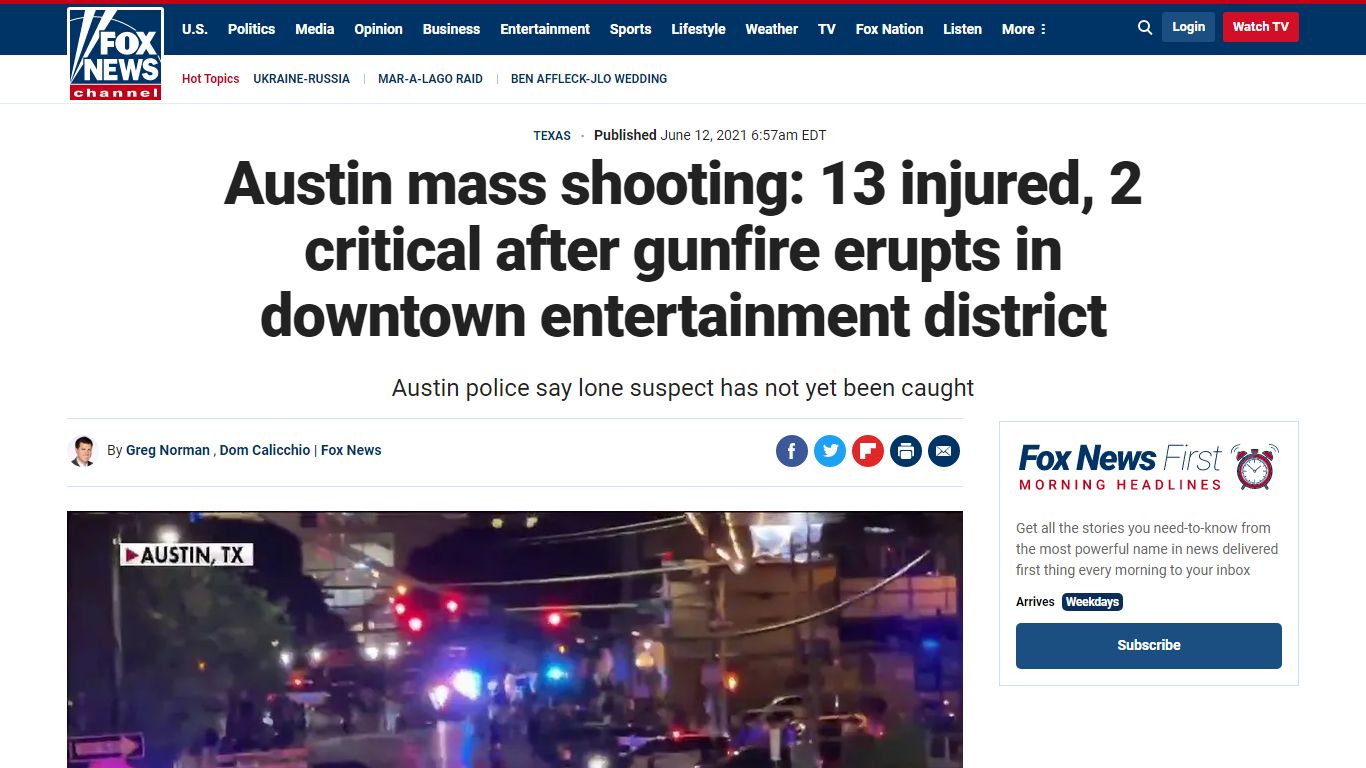 Austin mass shooting: 13 injured, 2 critical after gunfire erupts in ...