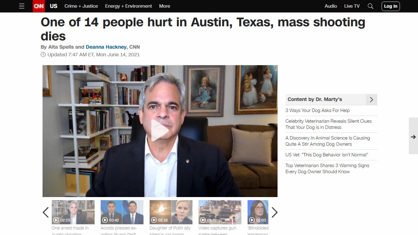 One of 14 people hurt in Austin, Texas, mass shooting dies