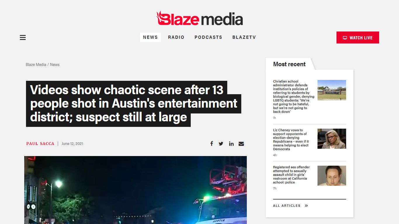 Videos show chaotic scene after 13 people shot in Austin's ...